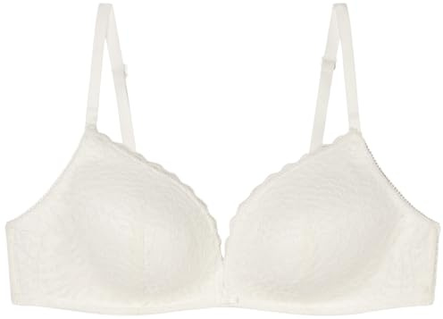 Women'Secret Vadderad triangel-behå, elfenben, 90C, Vit, 90C