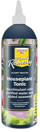 Zero In® Plant Remedy Houseplant Tonic - 1L, Biostimulant with Purified Water and Added Seaweed, Indoor Plant Food, Nutrient Rich Seaweed Liquid