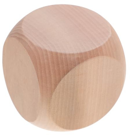 Toddmomy Holzwürfel Blanko Würfel Holzwürfel Zum Basteln DIY-würfel Mit Abgerundeten Ecken Für Spiele Und Partys