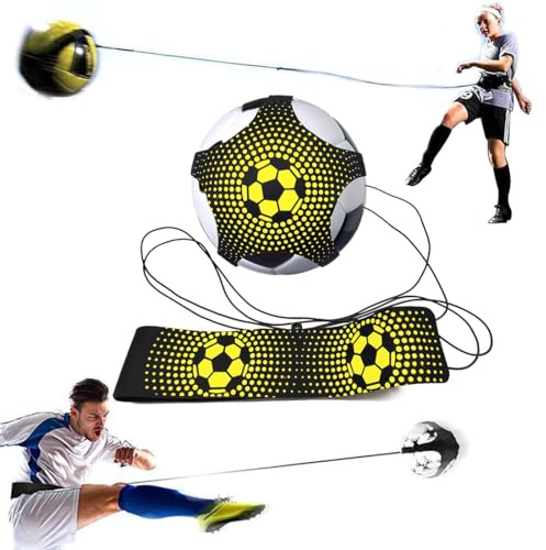 Kit D'entraînement Entraîneur De Football Entraînement, Élastique Pour Entraînement, Pour Football Corde D'instructeur De Football Soleil Équipement De Pratique Réglable Pour Enfants Et Adultes