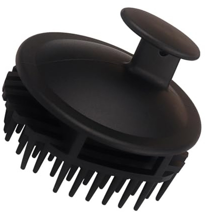 Brosse de massage en silicone pour cuir chevelu humide et sec, pour stimuler la croissance des cheveux, exfoliation et massage de la tête, shampooing en silicone pour cuir chevelu humide et sec