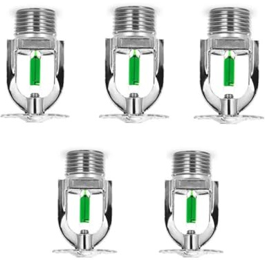 Wuyangcun Hängende Feuer-Sprinklerköpfe, 5 Stück, 1,27 cm Gewinde, 93 °C, schnelle Reaktion, Design für Küche, Heizraum