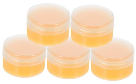 Healifty Beeswax Wood Furniture Polish Wax 5 Boxes 20g Natural Wood Care Wax for Hardwood Floor Protection and Shine Restoration