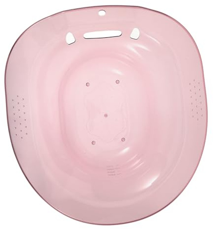 SKISUNO Sitzbadewanne aus Bruchsicherem Pet für Frauen Rutschfestes Tiefes Sitzbad zur für Schwangerschaft und Wochenbett mit Platzsparendem Aufhänge Design Praktische Hygienehilfe für