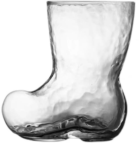TOKIDNY Tasse En Verre Botte 380 Ml Capacité Transparente Verre à Bière Gobelet à Cocktail Réutilisable Pour Fête Maison Bureau Lot Simple