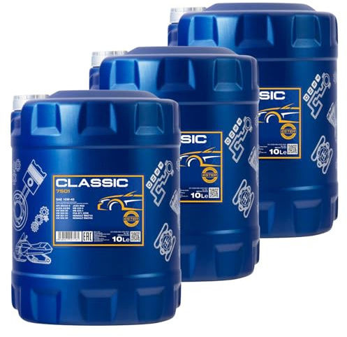 Set 30 Liter 85459974 MN7501-10 10 Original MANNOL Classic 10W-40 API SN/SM/CF Motorenöl