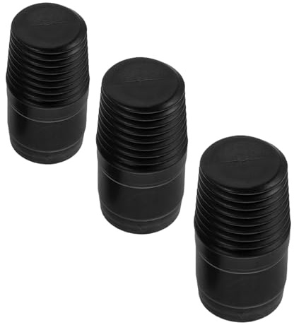 VICASKY Lot de 3 Embouts Filetés pour Manche à Visser de Balai 25 Mm, Adaptateur de Remplacement en Matériau Résistant, Compatible Balais et Serpillères Européens, Accessoire Pratique