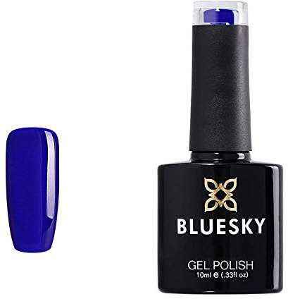 BLUESKY Gel Polish Midnight Neon24 Gel Dissolving Nail Polish Blue 10ml