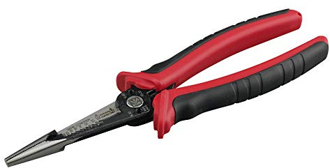 KAIFNT K601 6-In-1 Combination Wire Service Tool, Stripping Crimping and Gripping Pliers, 8-1/2 Electrician Pliers