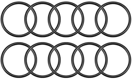 sourcing map 10Stk. Nitrilkautschuk O-Ringe 33mm AD 28mm ID 2.5mm Breite Metrische Dichtungsring Dichtung