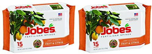 Jobe's 100046754 1612 Fertilizer Spike, 15, Brown(2-Pack)