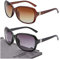 Madison Avenue 2-Pack Vintage Sonnenbrille Damen, Retro Designer-Stil Sonnenbrillen mit UV400-Schutz, schwarz/braun