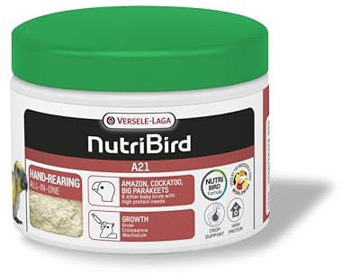 Versele-Laga NutriBird A21 - Handaufzuchtfutter für Vögel bei Proteinbedarf 250g