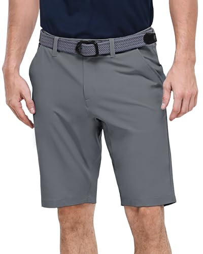 Outdoor Ventures Herren Golfshorts 11 Stretch Bermuda Shorts | UPF 50+, Schnelltrocknend, 5 Taschen, Wasserabweisend, Leicht, Atmungsaktiv, 4-Wege-Stretch, für Golfen Arbeiten