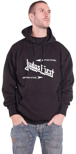 Rock Off officially licensed products Judas Priest British Steel Pullover Sweat-Shirt À Capuche Size S