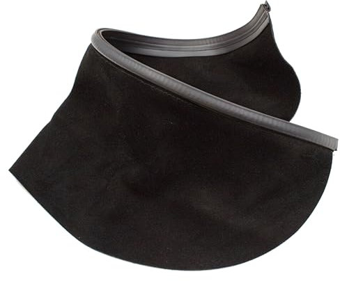 Koike Protection de cou en cuir pour casque de soudage avec joint pressé Design long Coupe sur mesure