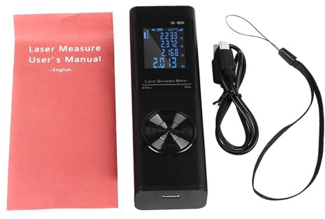 Digital Tape Measure, Laser Distance Meter Outdoor Handheld Measure Rechargeable Measurement Tool High Accuracy 262ft Range