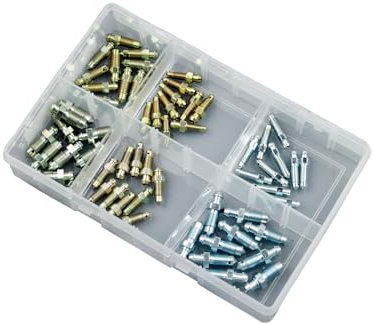 Brake Bleed Screws Tube Fittings Assorted Box 60pcs