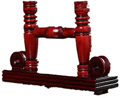 IMIKEYA Hand Fan Portable Fan Stand Vintage Home Decor Sturdy Display Plate Holder