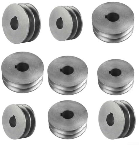 A Typ Doppelschlitz Motor Riemenscheibe aus robustem Gusseisen passgenau für Werkzeuge (94x31x24mm)