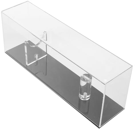 BESPORTBLE Présentoir Porte-couteaux Pliable en Acrylique Transparent 26,6x6,5x9,8 Cm Support Robuste pour Collection de Couteaux Usage Intérieur et Extérieur