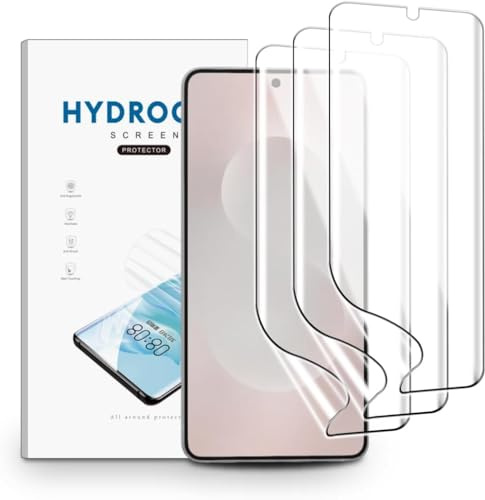 Películas de Hidrogel para Samsung Galaxy S25 Edge, 3 Piezas TPU Protectores de Pantalla Película Transparente Flexible Suave (NO vidrio templado)