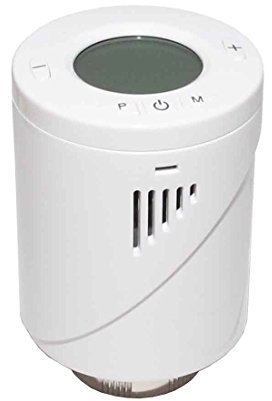 LOWENERGIE Electronic TRV Radiator Thermostat Valve Digital Programmable Head Thermostatic (1, Programmable Thermostat)