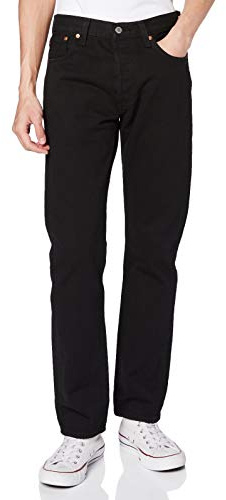 Levi's 501 Original Fit V5, Jeans Uomo, Stonewashed Black, 36W / 34L