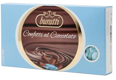Buratti Confetti Cioccolato, Azzurro, 1 kg,