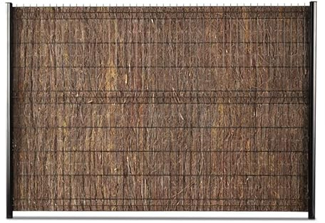 Gardenode Easy Clôture Brande de bruyère occultante Premium L 3m x H 2m00 EP 4cm