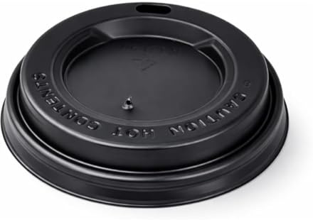 Commerline 100 tazas de café desechables de 90 mm de diámetro, de cartón, vasos de papel para llevar, vasos para café, vasos de papel duro, vasos desechables, vasos para café y té