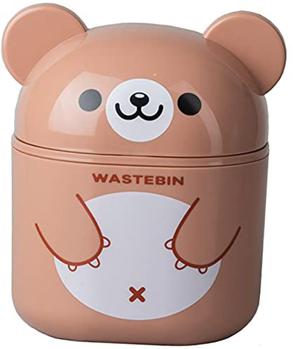 Hohopeti Tischmülleimer Mit Deckel Klein Plastik-mülleimer Mit Deckel Kleiner Abfalleimer Für Schreibtisch Und Arbeitsplatte Aus Pp-material Langlebig Und Sicher