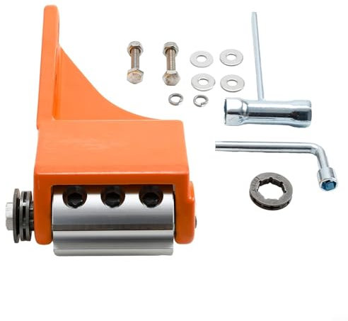 Getdoublerich Kettensägen-Debarker, Stahl + Aluminium, langlebiger Stahl, Kettensäge, Barker, Holzrahmen-Werkzeuge, Holzbarker-Zubehör