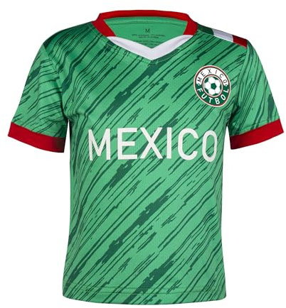 Cnins Fotbollströjor för ungdomar XS-3XL Futbol övning sport herr fotbollströjor XS-3XL, Mexiko, S-M