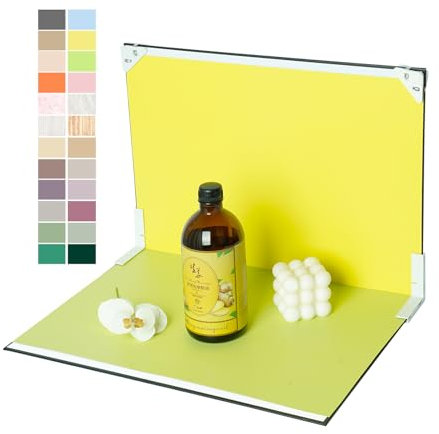 Photo Backdrop Small Product Photography: 12pcs/24color Tabletop Paper Background Set for Food Jewelry Picture - Mini Photo Studio Kit for Online Seller,Content Creator.(16.5x11.7inch Boards)