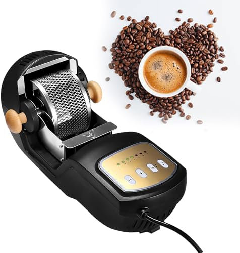 Electric Home Coffee Roaster Roasting Machine, Nuts Barista Home, Electric Coffee Bean Roaster Machine, Grain Dry, for Home Use