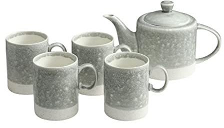 Services à thé avec théière, Tasses à thé et à café en céramique Modernes, Services à thé pour Femmes et Adultes, Ensemble de Tasses à café, A