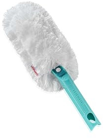 Leifheit SUPERDUSTER, piumino lavabile per una rapida rimozione della polvere, adatto per angoli e nicchie, compatibile con il sistema click, lava non buttare