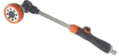 UPKOCH Buse Pulvérisateur Jardin Long Manche Multifonction pour Arrosage Plantes Lavage Voiture Nettoyage Facile