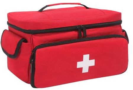 Small Medicine Organizer Bags - Home Health Bag, Doctor Bag, Pill Jar Organizer, Healthcare Tool Tote, Waterproof Medicine Storage Bags for Easy Org, Black, Consulte La Descripción, See Description