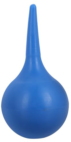 MOTHNUR Poire Auriculaire en Caoutchouc Souple 90 Ml Bleu Outil de Nettoyage des Oreilles pour Extraction du Cérumen Ampoule d'Irrigation Auriculaire Réutilisable Adaptée aux Garçon et