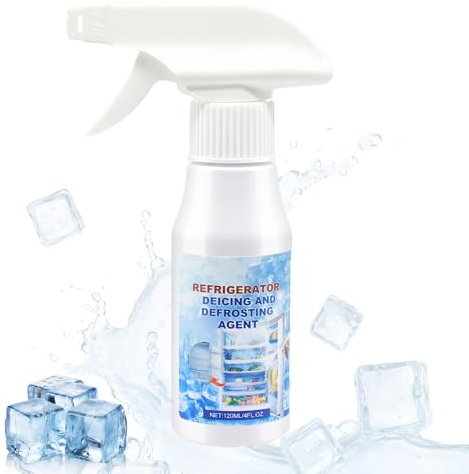 Spray Sbrinatore Rapido, Scioglie il Ghiaccio in Minuti per Congelatore e Frigorifero,Riduce i Consumi Energetici, Facile da Usare