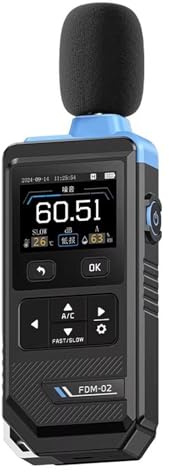 Decibel Meter digitale livelli sonori 30-130dBA con un C ponderato temperatura umidità display livelli di rumore tester palmare decibel con display