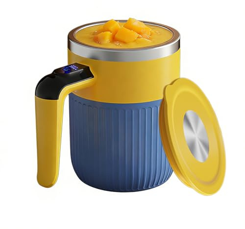Vhjlfig Tasse auto-mélangeuse 400ml shaker magnétique automatique