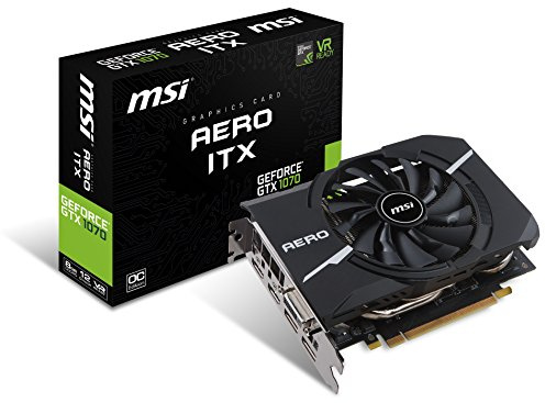 MSI ordenador GeForce GTX 1070 AERO ITX 8G OC- Tarjetas gráficas