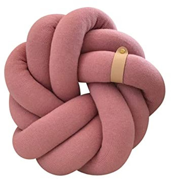 Adorist - Knotenkissen - Blossom - geknotetes Kissen - Knotenform - Dekokissen - Ellenbogenablage - Rosa