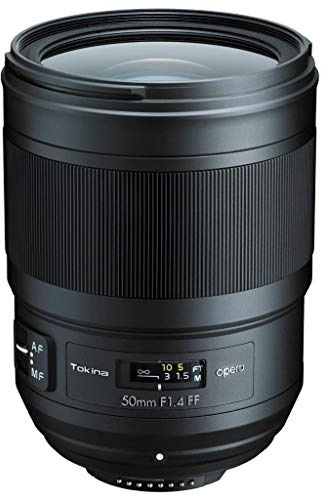 Tokina Opera - Objetivo de 50 mm (f1.4, Full Frame, Montura Nikon) Color Negro