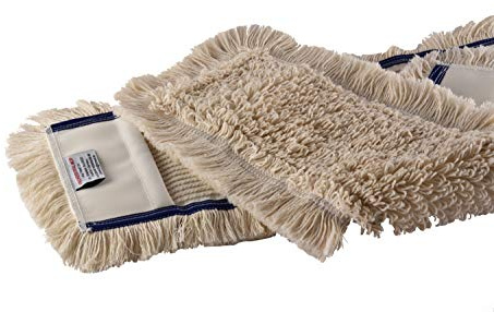 Baumwoll Wischmop 40 cm Taschen aus Polyester Ersatz für Mop Klapphalter Wischmoppbezug für Versiegelung Reinigung von Bodenbeläge wie Laminat Dielen