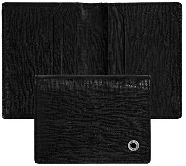 Hugo Boss Tradition Kreditkartenetui Kartenhalter Leder Schwarz, Maße: ca. 8cm x 10,5cm, HLC010A