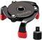 Toolwiz - Chiave per filtro dell'olio regolabile a 3 ganasce universale, rimovibile, 60 mm - 98 mm, colore: Nero
